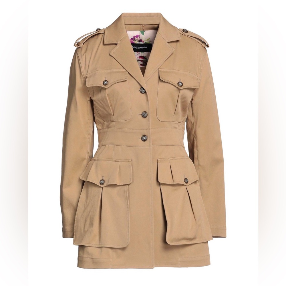 Dolce & Gabbana Tan Utility Jacket